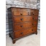 Massive Antique Oak & Pine Chest Of Drawers c1840