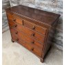 Massive Antique Oak & Pine Chest Of Drawers c1840