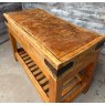 Large Vintage Kitchen Butchers Block On Stand