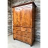 Magnificent Victorian Mahogany Linen Press