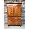 Magnificent Victorian Mahogany Linen Press