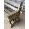 Reclaimed Weathered Oak Garden Bench