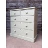 Vintage Upcycled Painted Chest Of Drawers