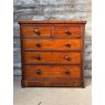 Antique Victorian Mahogany Chest Of Drawers