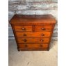 Antique Victorian Mahogany Chest Of Drawers