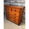 Antique Victorian Mahogany Chest Of Drawers