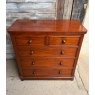 Antique Victorian Mahogany Chest Of Drawers