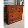 Antique Victorian Mahogany Chest Of Drawers
