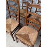 A Great Set Of 6 Ladderback Dining Chairs