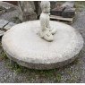 Massive Reclaimed Weathered Granite Millstone