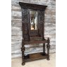 Impressive Antique Victorian Gothic Oak Coat Stand