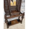 Impressive Antique Victorian Gothic Oak Coat Stand