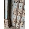 Fabulous Indian Intricately Carved Teak Entrance Door