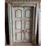 Beautiful Soft Green Indian Teak Entrance Door