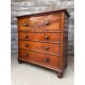 Rare Antique Scottish Mahogany Chest Of Drawers c1840