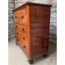 Rare Antique Scottish Mahogany Chest Of Drawers c1840