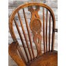 Beautiful Georgian Elm Windsor Wheelback Armchair
