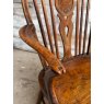 Beautiful Georgian Elm Windsor Wheelback Armchair
