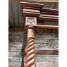 Impressive Large Carved Hardwood Four Poster Bed