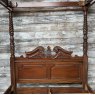 Impressive Large Carved Hardwood Four Poster Bed