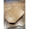 20th Century Mouseman Carved Oak Ashtray