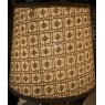 20th Century Mouseman Carved Oak Lamp With Shade