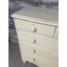 Antique 19th Century Painted Pine Chest Of Drawers