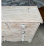 Antique Victorian Limed Pine Chest of Drawers