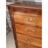 Antique English Regency Oak & Mahogany Chest Of Drawers