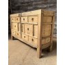 Fabulous Rustic Elm Multi Drawer Sideboard