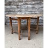 Antique 1930's Limed Oak Gate Leg Dining Table