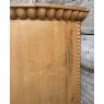 Antique Stripped Pine Bowfronted Hanging Corner Cupboard