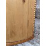 Antique Stripped Pine Bowfronted Hanging Corner Cupboard