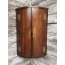Antique George III Mahogany Hanging Corner Cupboard