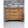 Antique Regency English Oak Chest Of Drawers