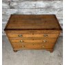 Antique Regency English Oak Chest Of Drawers