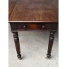 Stunning Regency Mahogany Drop Leaf Dining Dining Table