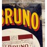 Antique St Bruno Flake Cigarettes Enamel Sign