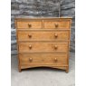 Vintage Farmhouse Pine Chest Of Drawers