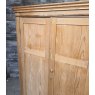 Antique Victorian Stripped Pine Wardrobe