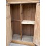 Antique Victorian Stripped Pine Wardrobe