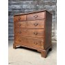 Antique George III English Oak Chest Of Drawers