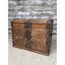 Unusual 18th Century Iron Banded Chest