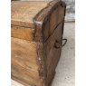 Unusual 18th Century Iron Banded Chest