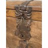 Unusual 18th Century Iron Banded Chest