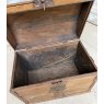 Unusual 18th Century Iron Banded Chest