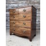 Antique English 19th Century Mahogany Chest Of Drawers