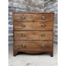 Antique English 19th Century Mahogany Chest Of Drawers