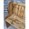 Vintage Waxed Pine Hall Settle