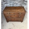 Antique Georgian Country Oak Chest Of Drawers